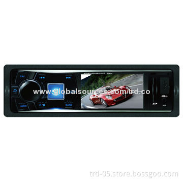 Car MP5 Player, 3" TFT Display, In-dash FM Radio, USB/SD/MMC Remote Control with 2-way Video Output